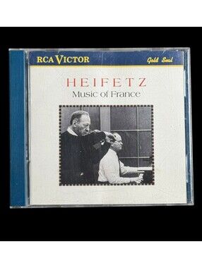 Heifetz Music of France CD 1988 RCA Victor Gold Seal Classical 7707-2-RG